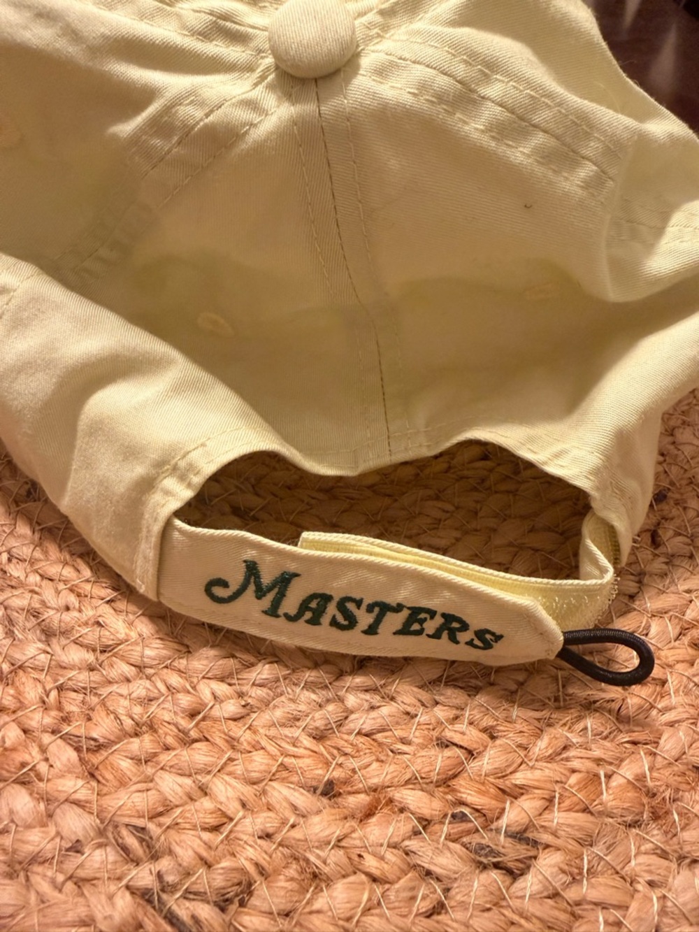 Masters Yellow Needlepoint Logo Hat - Picture 2 of 4